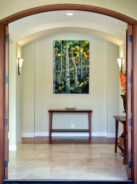 You're InvitedOil and acrylic paintingHung in collector's entryway