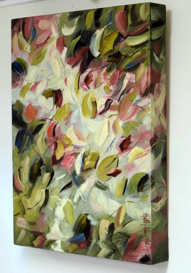Afternoon Light, Abstract Nature Painting By Holly Van Hart