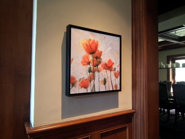 Popping, Oil painting by Holly Van Hart, installed