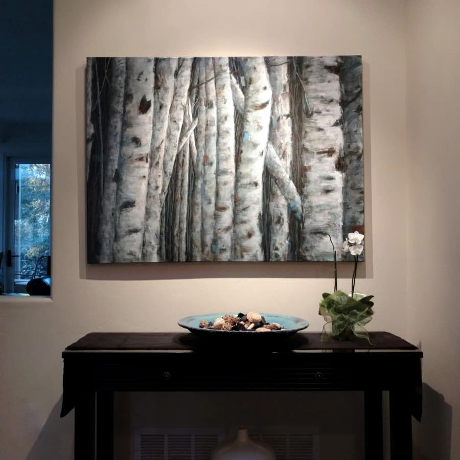 Birch-Aspen-Painting-by-Holly-Van-Hart-The-Stories-They-Tell-36x48x1