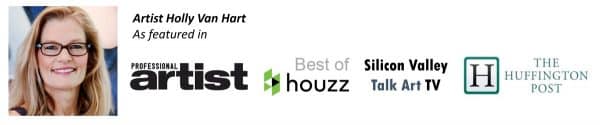 Holly Van Hart | Huffington Post | Professional Artist Magazine | Silicon Valley TV | Best of Houzz