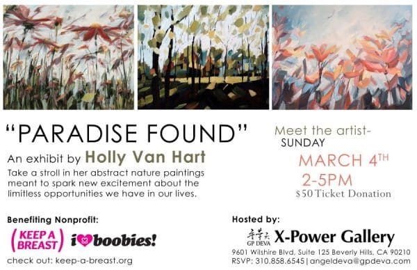 Paradise Found solo exhibition - Holly Van Hart - Beverly Hills, CA