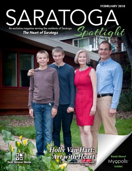 Artist Holly Van Hart - Cover Story - Saratoga Spotlight - Art with Heart