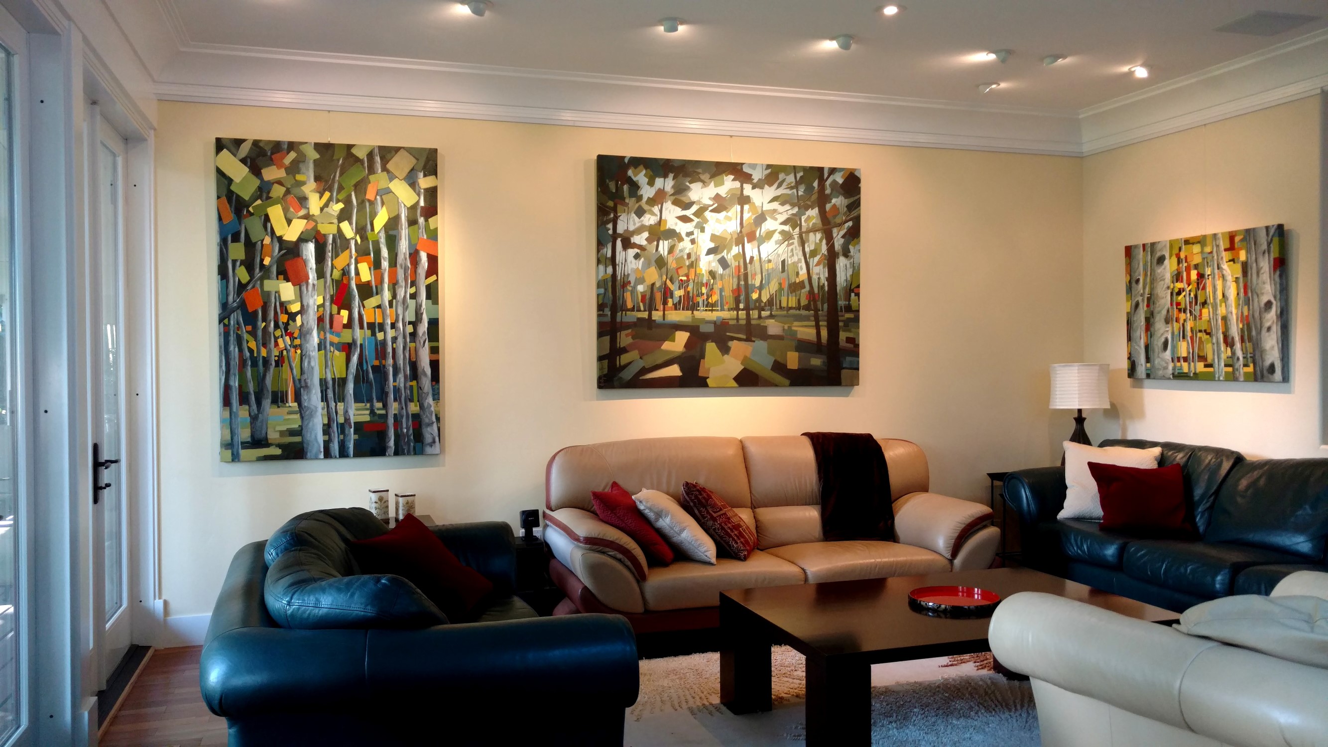 abstract forest paintings on canvas | paintings for sale